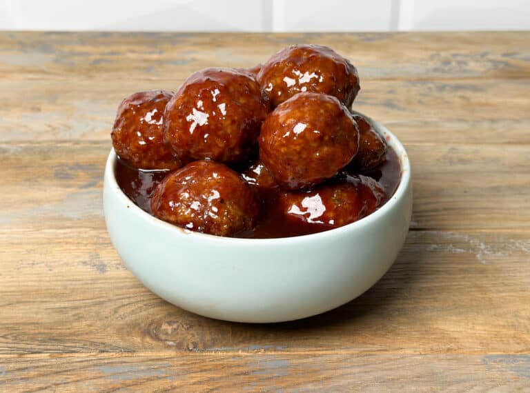 BBQ Meatballs in a bowl