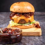 Bacon jam burger