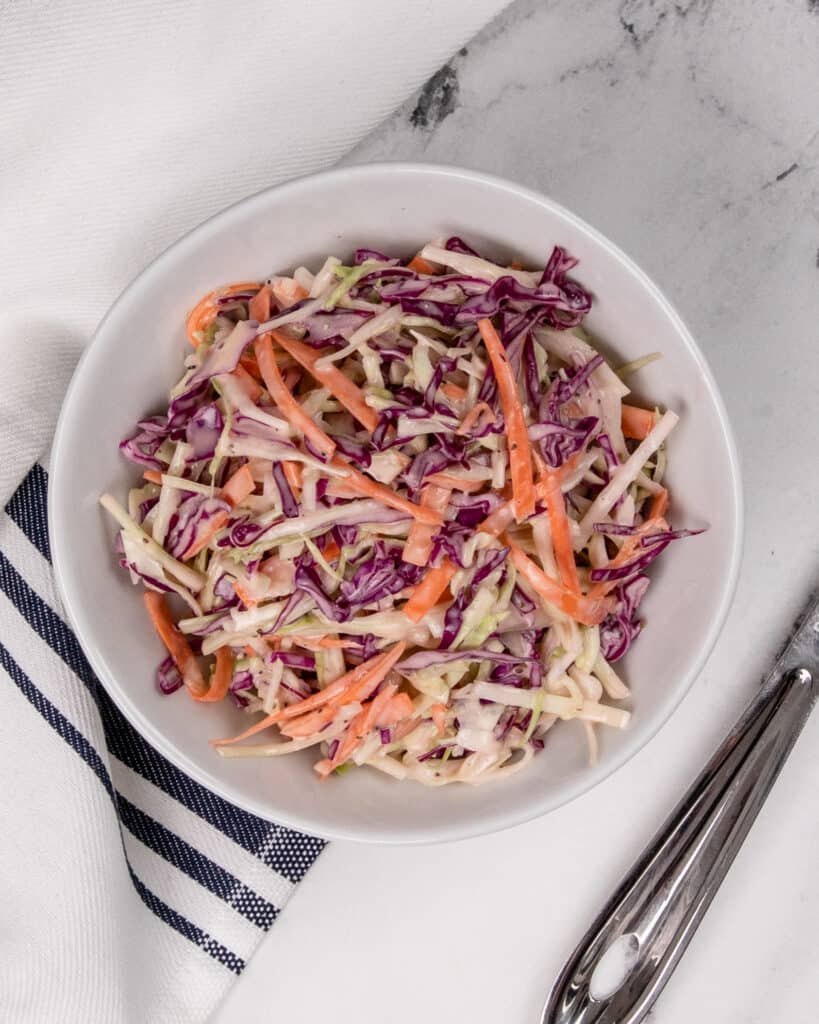 Homemade coleslaw