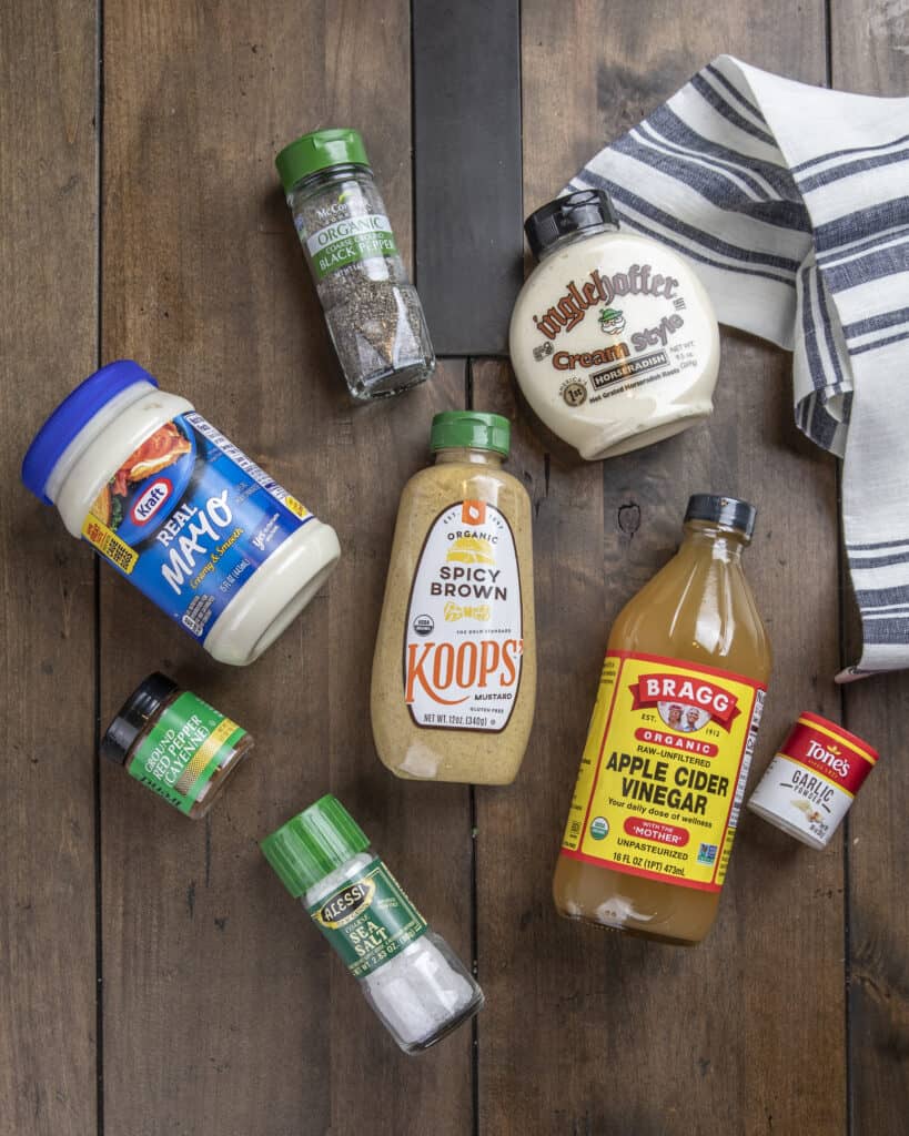 Ingredients for Alabama white sauce