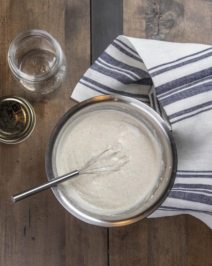 Alabama white sauce in a bowl