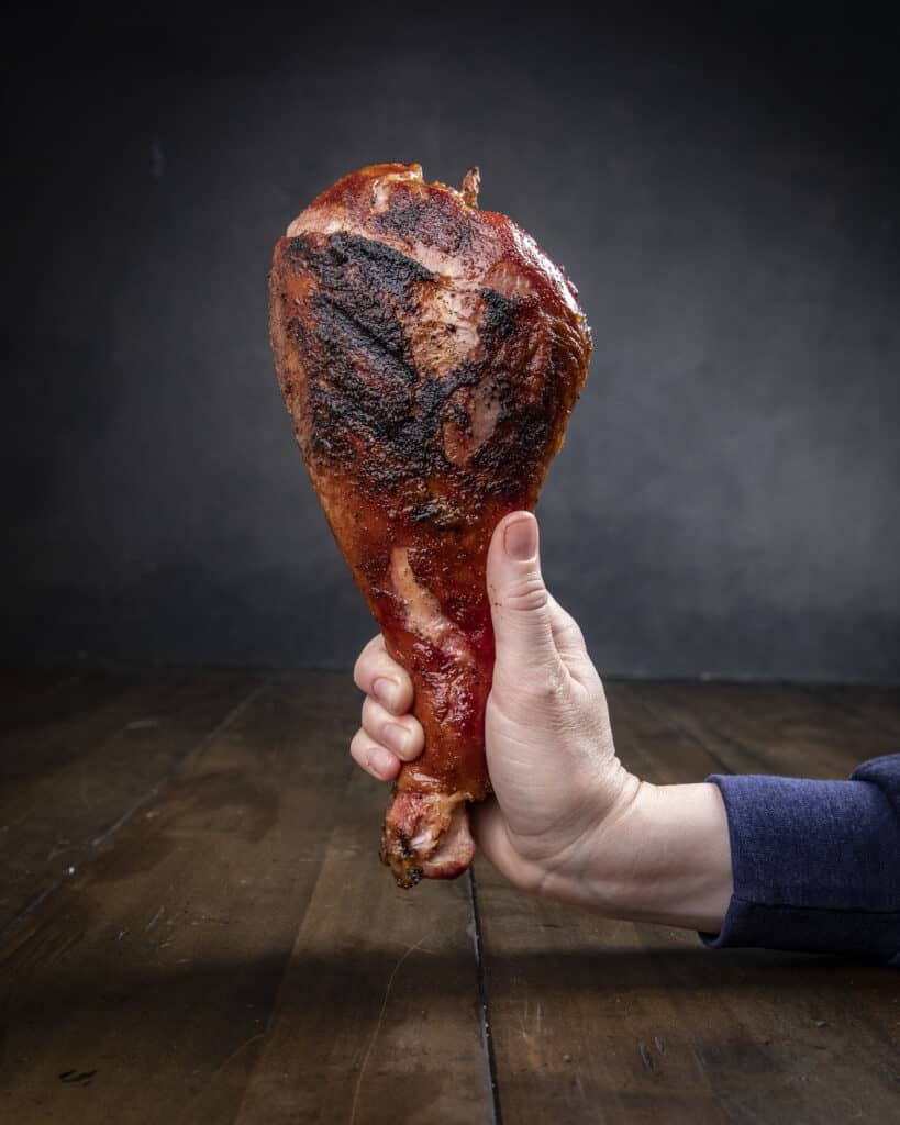 Grilled turkey leg 
