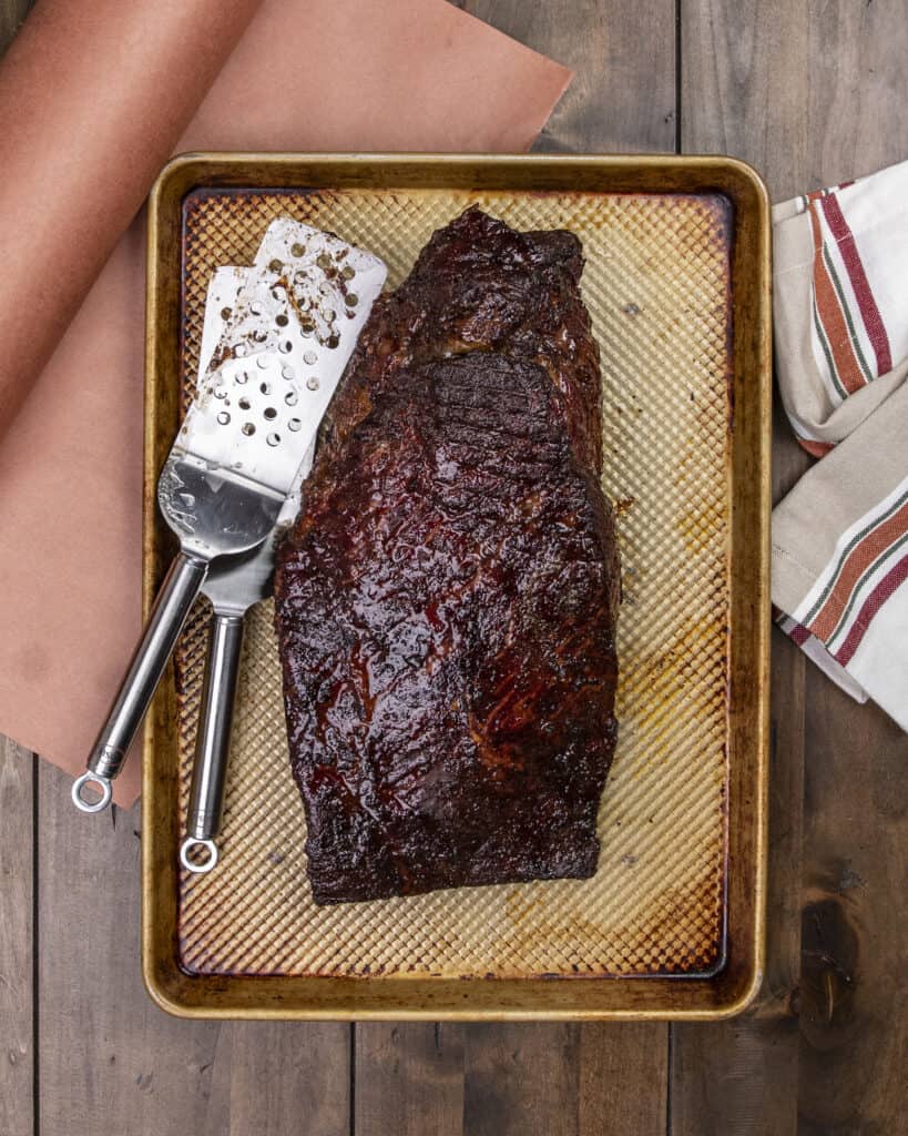Smoked 15 pound brisket 