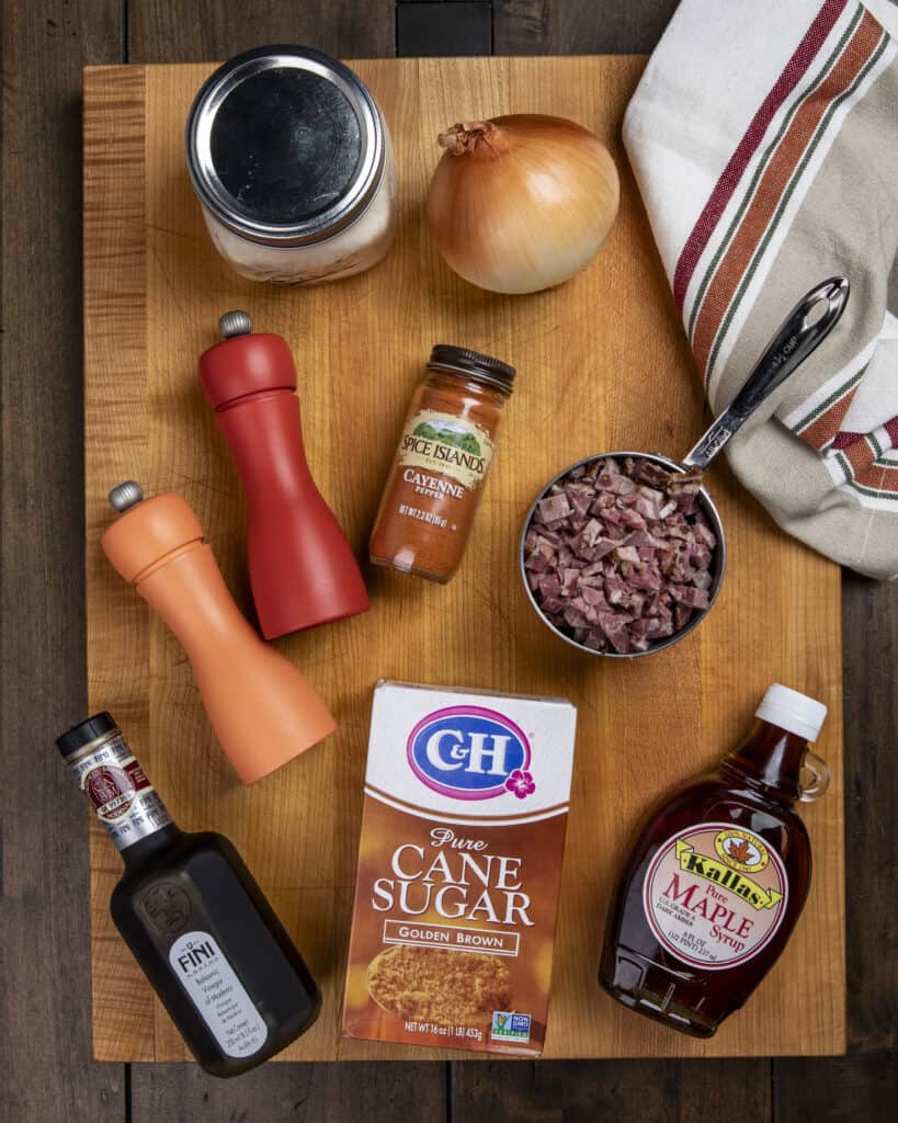 Ingredients you need for brisket jam