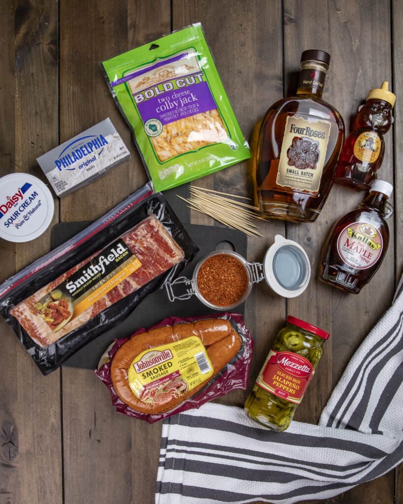 Ingredients for smoked pig shots