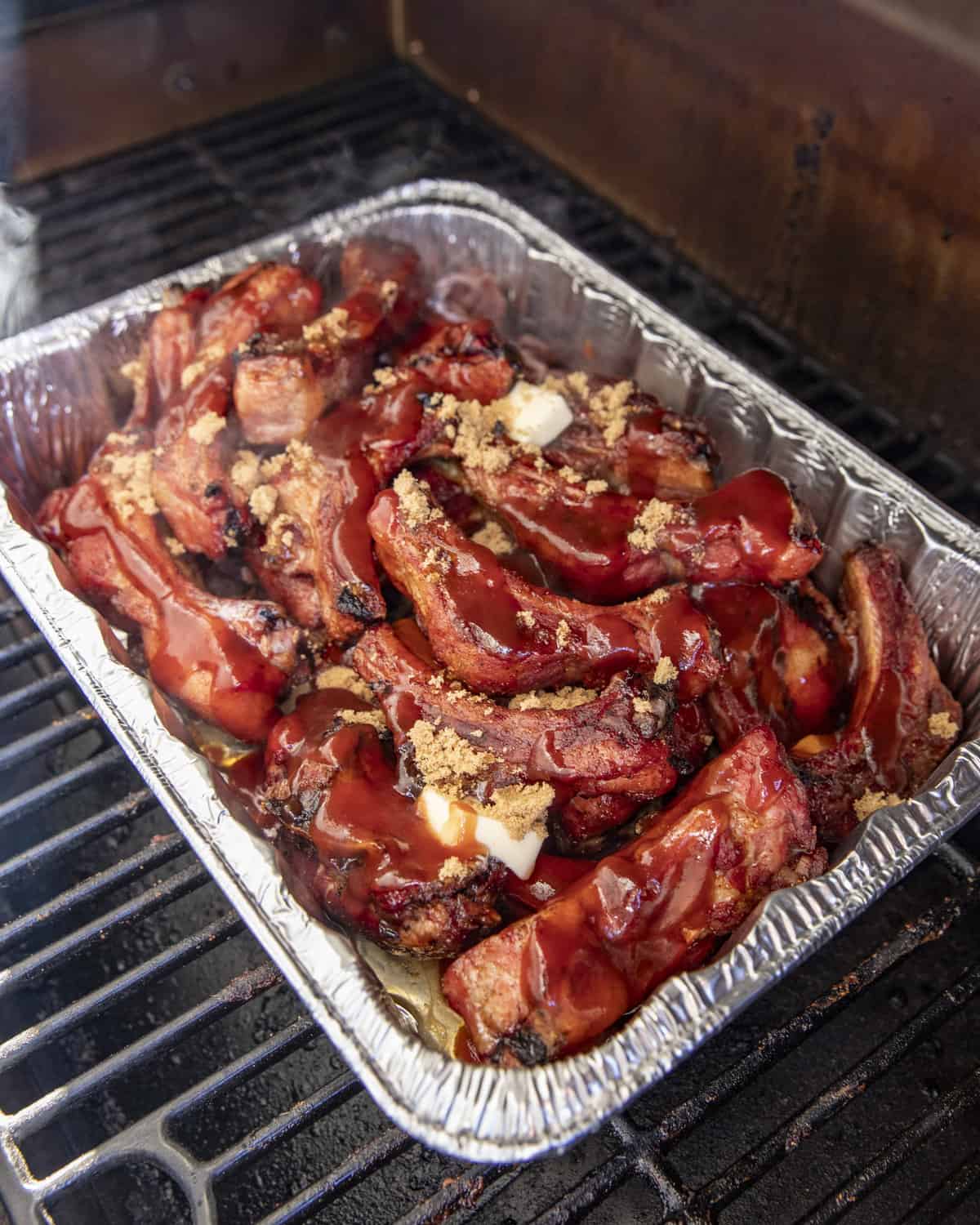Party Rib Tray Smoked party style bbq ribs