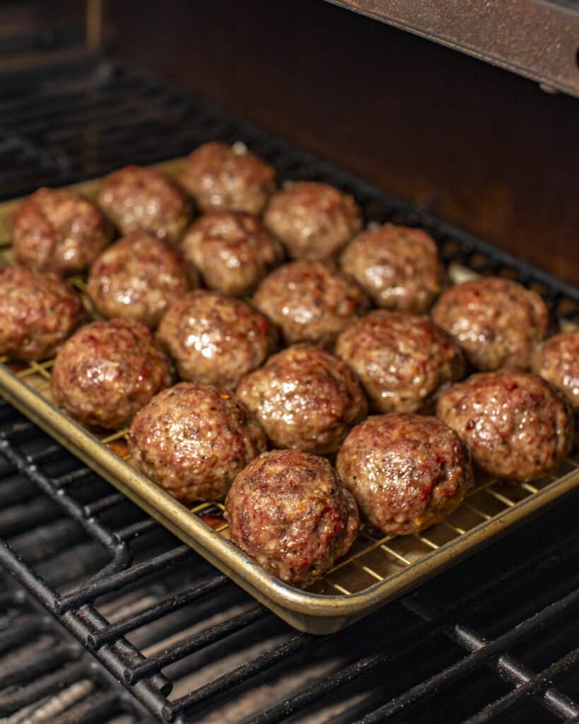 Smoked meatballs
