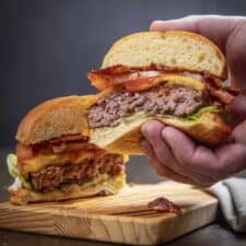 Easy smoked burgers (Using a pellet smoker)-image