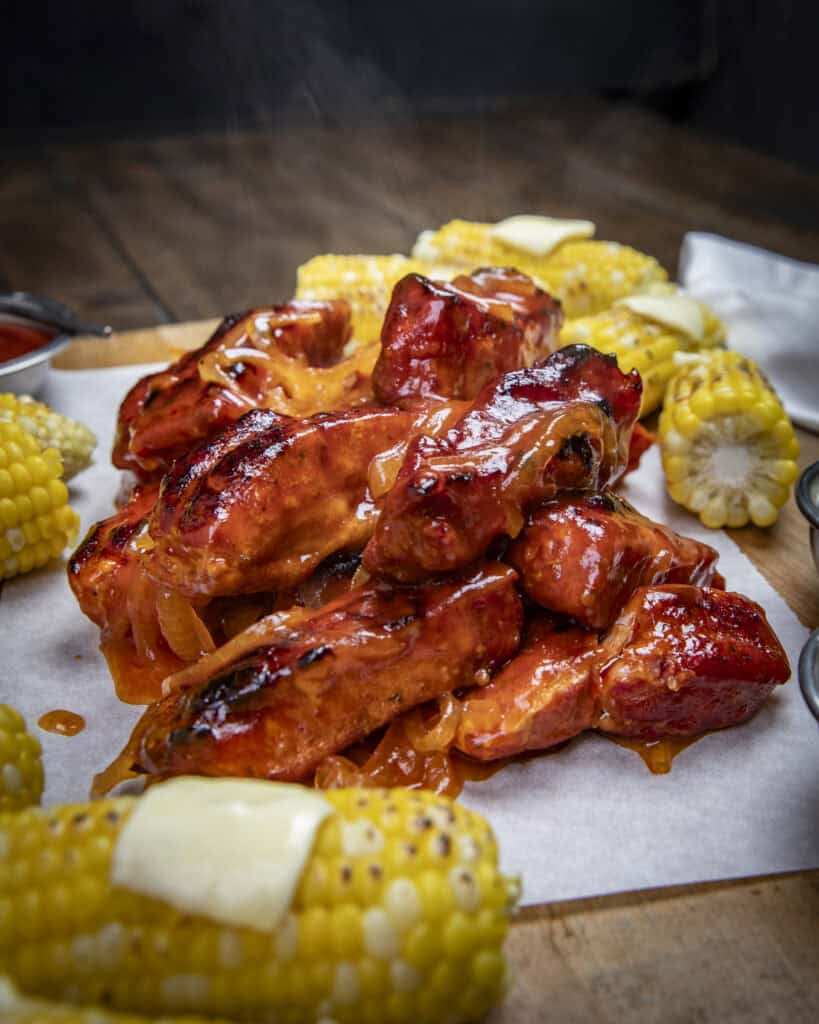 Smoked country style ribs