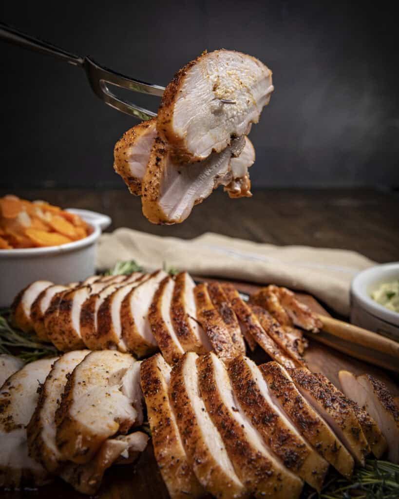 Sliced turkey
