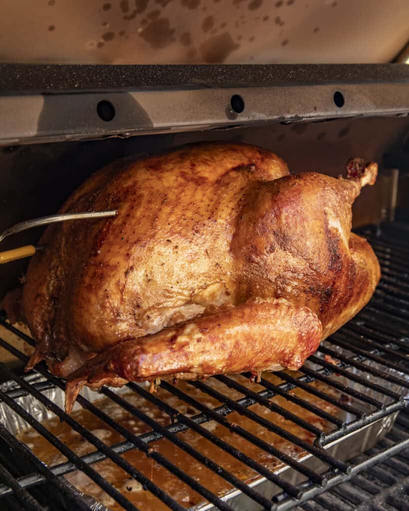 Smoked whole turkey