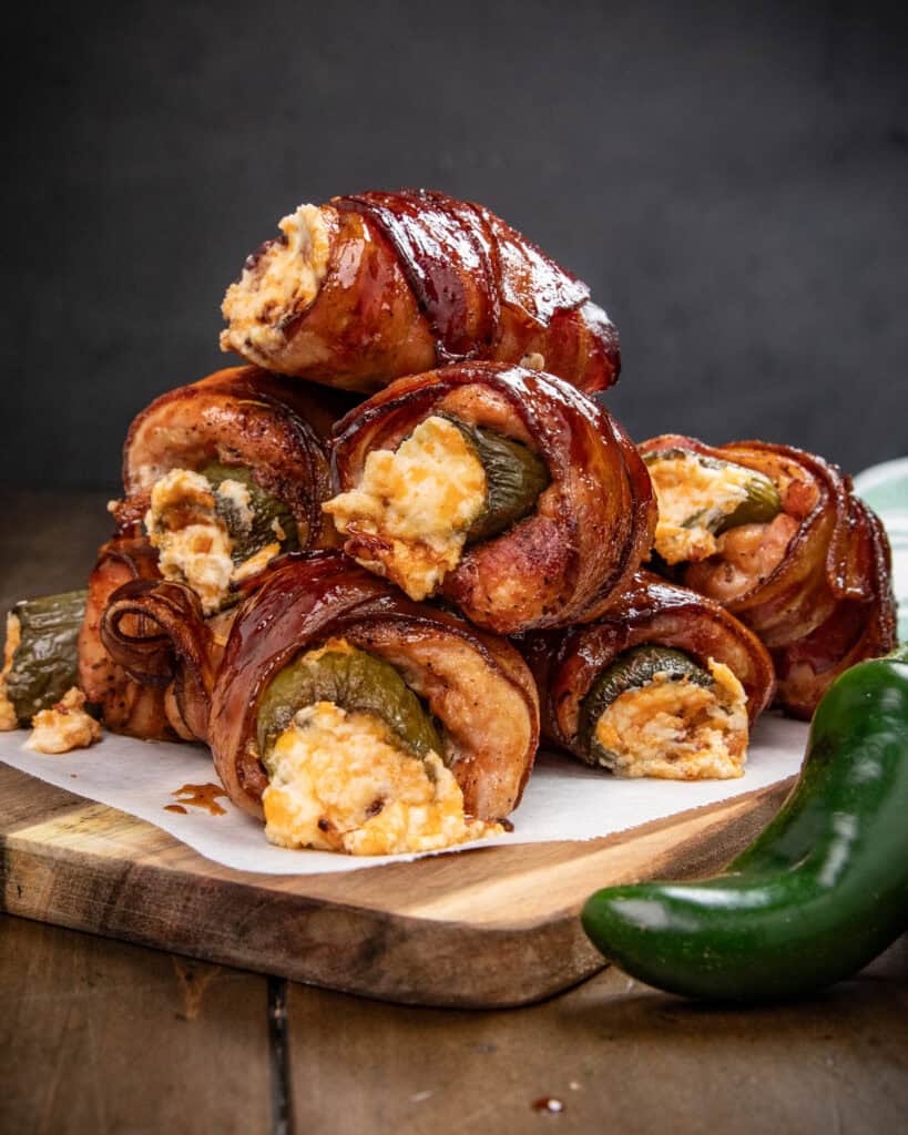 Smoked Bacon Wrapped Chicken Bombs